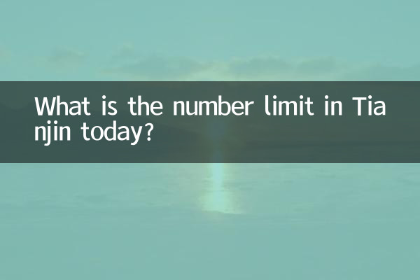 Какой сегодня лимит номеров в Тяньцзине?