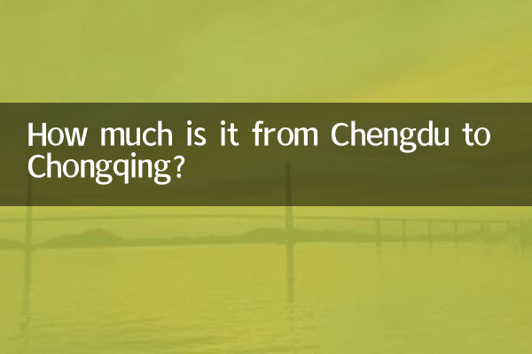 ¿Cuánto cuesta Chengdú a Chongqing?