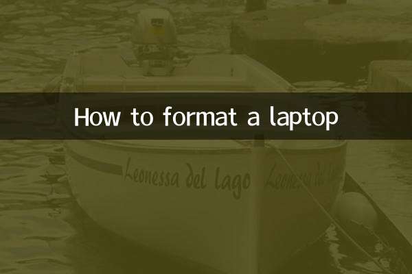 How to format a laptop