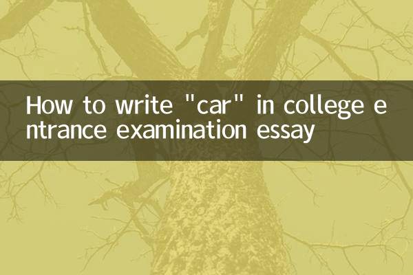 Как написать «автомобиль» в сочинении на вступительном экзамене в колледж