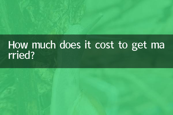 결혼하는데 비용이 얼마나 드나요?