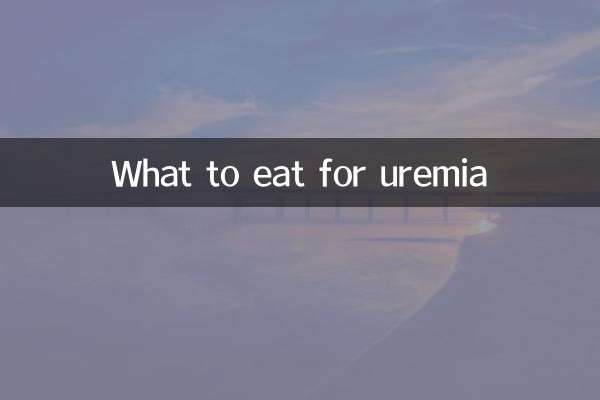Cosa mangiare per l'uremia