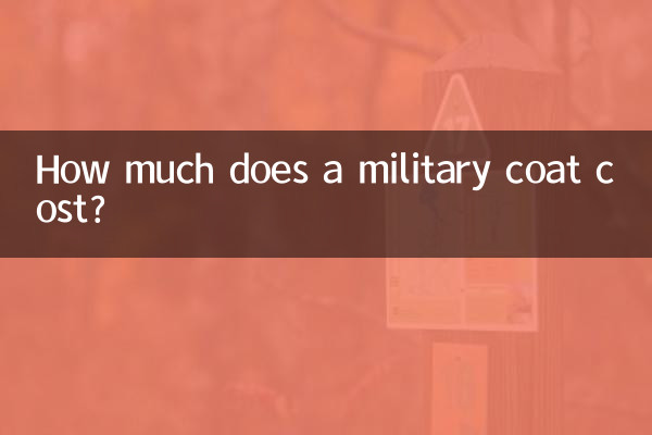 Wie viel kostet ein Militärmantel?