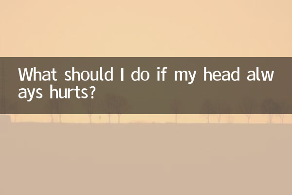 Que dois-je faire si j’ai toujours mal à la tête ?