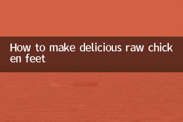 Come preparare delle deliziose zampe di pollo crude