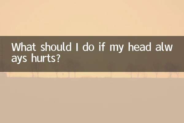 Que dois-je faire si j’ai toujours mal à la tête ?
