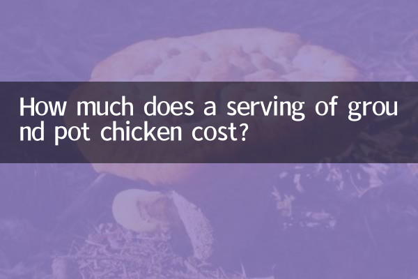 Combien coûte une portion de poulet haché en pot ?