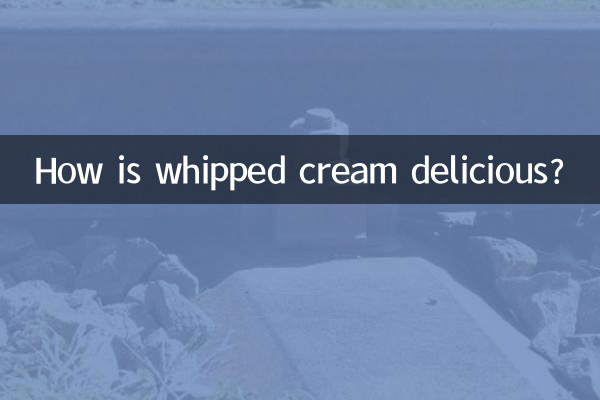 In che modo la panna montata è deliziosa?