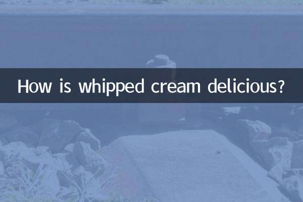 In che modo la panna montata è deliziosa?