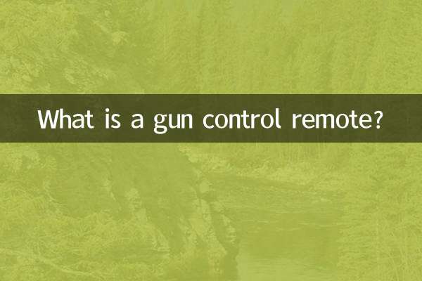 बंदूक नियंत्रण रिमोट क्या है?