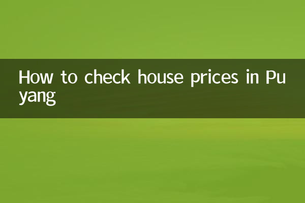 Comment vérifier les prix de l’immobilier à Puyang