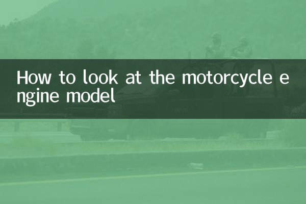 Como olhar o modelo do motor da motocicleta