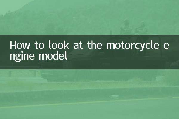 Como olhar o modelo do motor da motocicleta