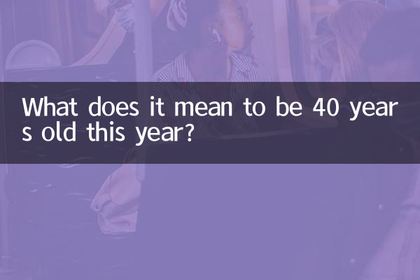 今年40岁是属什么的
