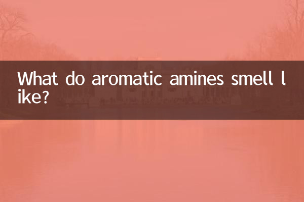 ¿A qué huelen las aminas aromáticas?