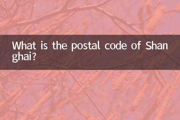 সাংহাই এর পোস্টাল কোড কি?