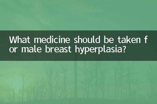 Welche Medikamente sollten bei männlicher Brusthyperplasie eingenommen werden?
