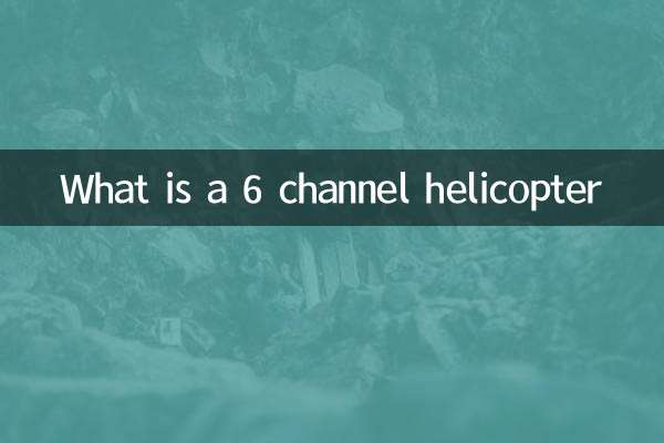 Cos'è un elicottero a 6 canali