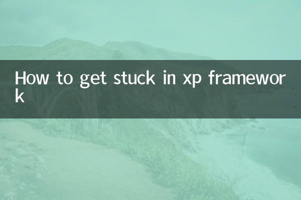 एक्सपी फ्रेमवर्क में कैसे फंसें?