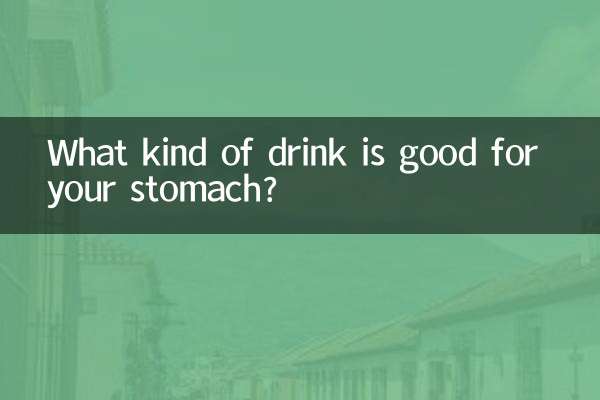 Que tipo de bebida é boa para o estômago?