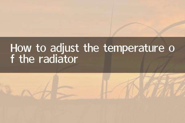 Como ajustar a temperatura do radiador