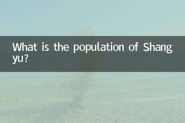 What is the population of Shangyu?