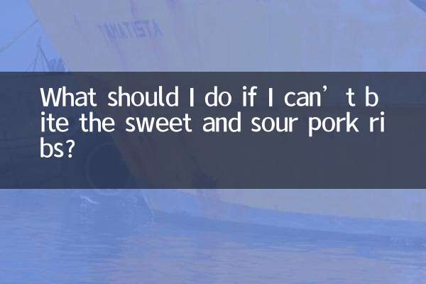 Что делать, если не могу откусить кисло-сладкие свиные ребрышки?