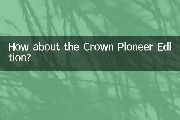 クラウンパイオニアエディションはどうですか？