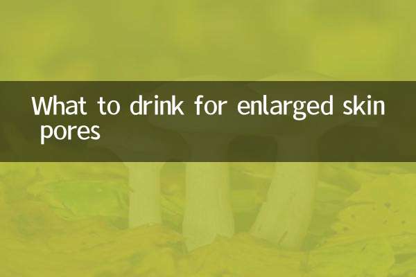 Was man bei vergrößerten Hautporen trinken sollte