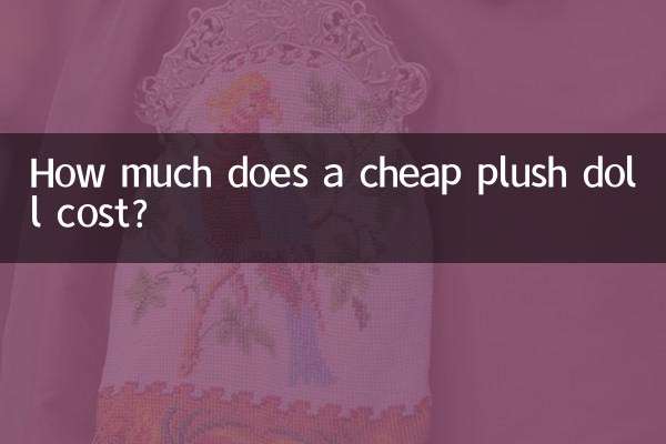 قیمت یک عروسک مخملی ارزان قیمت چقدر است؟