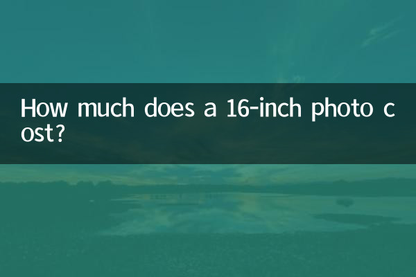 16 इंच की फोटो की कीमत कितनी है?