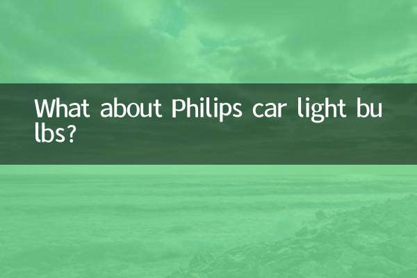 Qu’en est-il des ampoules de voiture Philips ?