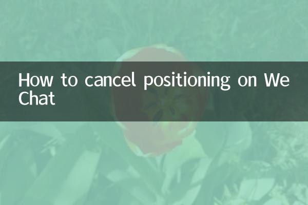 Как отменить позиционирование в WeChat