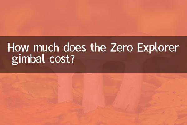 Quanto custa o gimbal Zero Explorer?