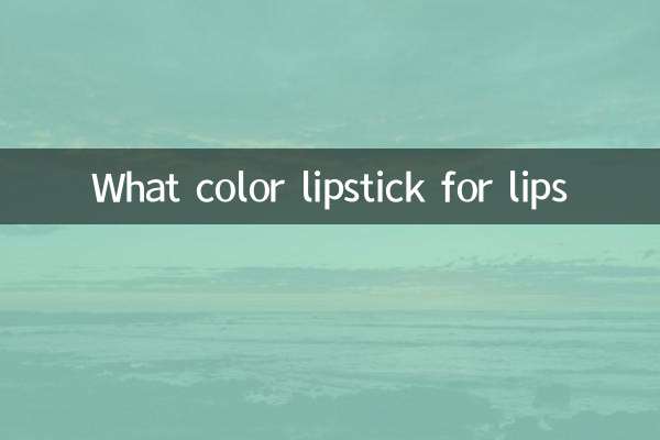 唇の口紅の色は何色ですか