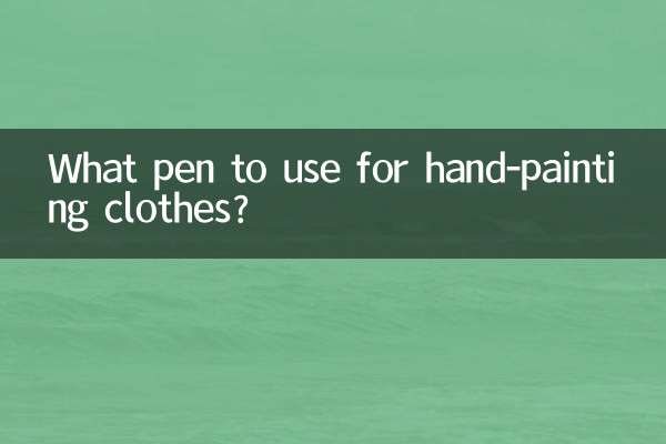 Welchen Stift zum Handbemalen von Kleidung verwenden?