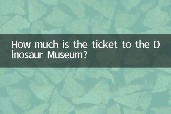 Quanto custa o ingresso para o Museu dos Dinossauros?