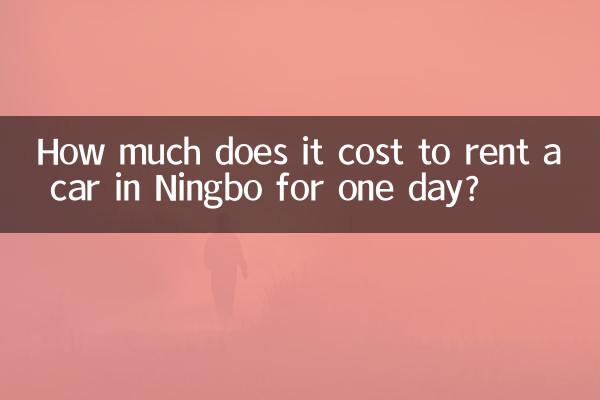 Wie viel kostet es, in Ningbo ein Auto für einen Tag zu mieten?