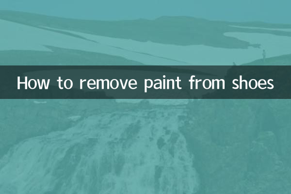 So entfernen Sie Farbe von Schuhen