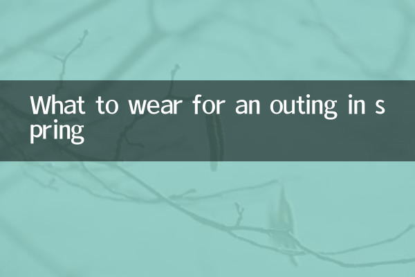 春天去踏青穿什麼衣服