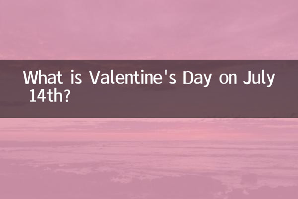 Was ist der Valentinstag am 14. Juli?