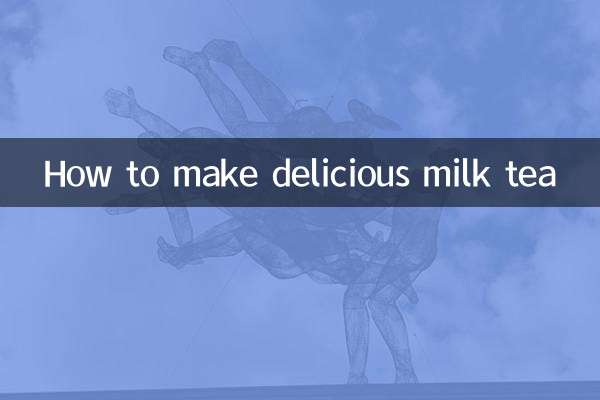 Cómo hacer un delicioso té con leche