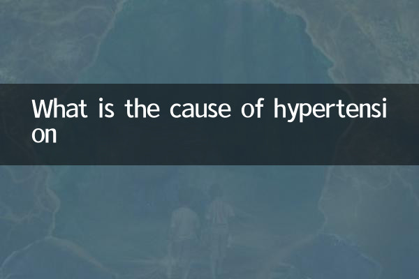 What is the cause of hypertension