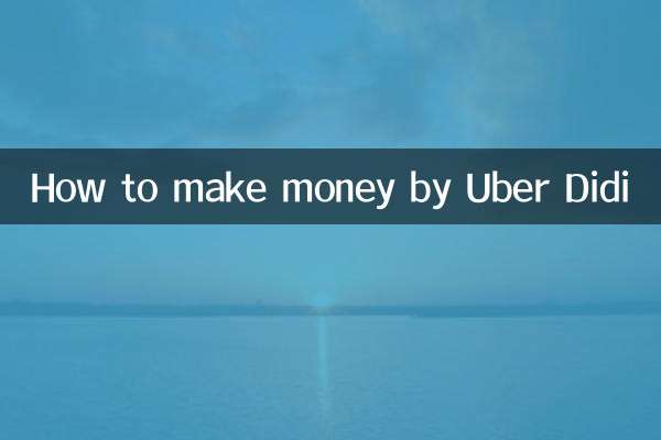 How to make money by Uber Didi