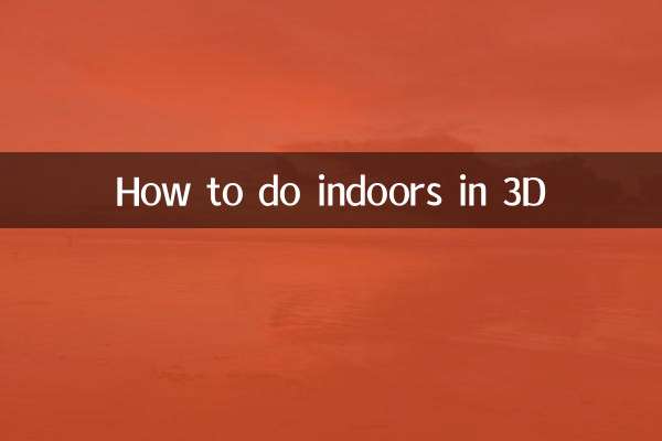 How to do indoors in 3D