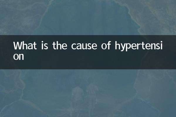 What is the cause of hypertension