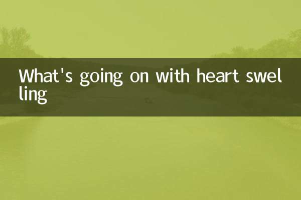 What's going on with heart swelling