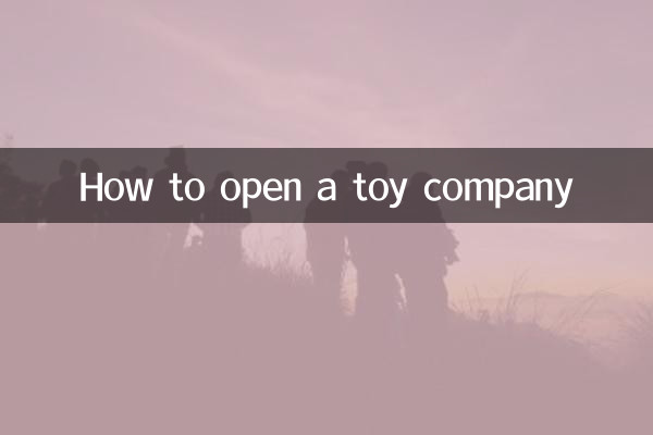 How to open a toy company