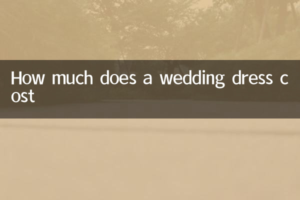 婚纱定制多少钱