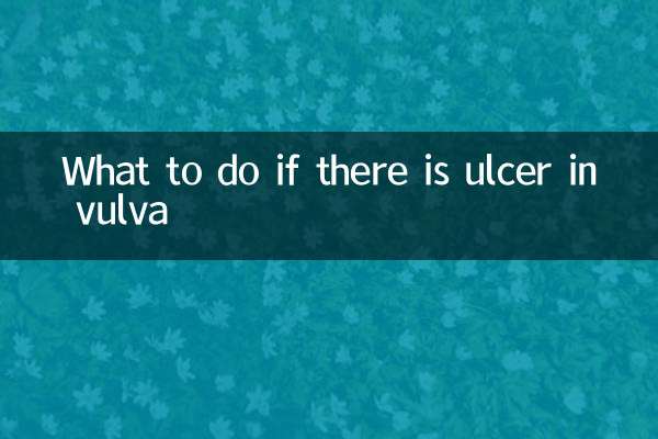Cosa fare se c'è ulcera in vulva